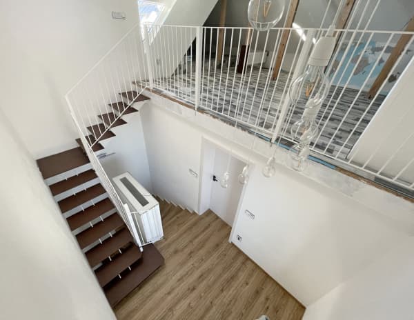 Treppenlackierprozess - das Endergebnis